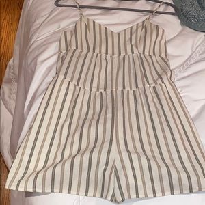 Green and tan romper!!